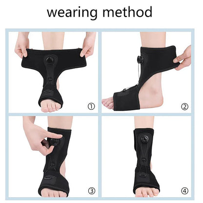 Adjustable Plantar Fasciitis Night Splint Foot Drop Orthosis Stabilizer Brace Support Night Splints Pain Relief Health Care