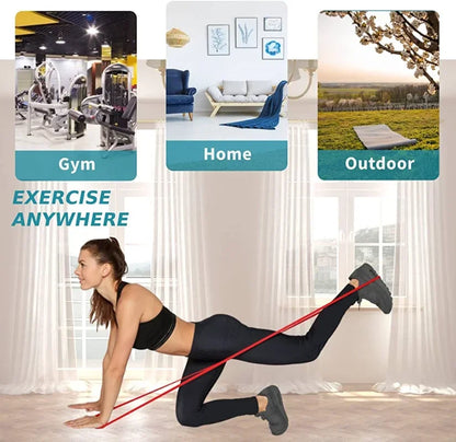 Resistance Band Set Pull Up Assistance Bands Stretch Band Resistance Heavy Workout Exercise for Physical Therapy Home Workouts