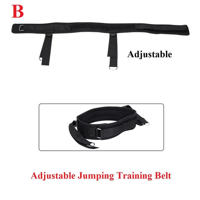 Vertical Jump Resistance Bands Bounce Strength Trainer Pull Rope Leg Resistance Band Squat Agility Training Elastic Belt Fitness