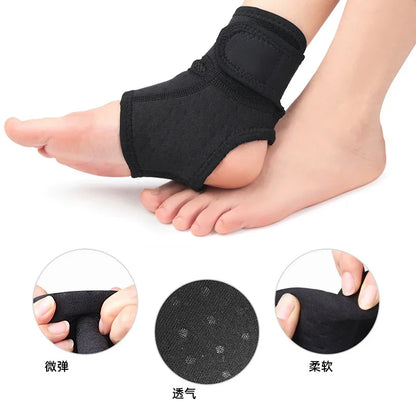 Wear Resistant Ankle Support Open Heel Ankle Protector Adjustable Fitness Sports Foot Protector Protect Ankle for Guard Sprains